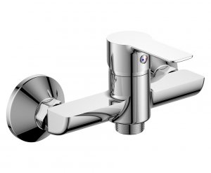 AQG Bateria prysznicowa Sky Chrom z zestawem natryskowym SET G z reduktorem przepływu 01SKY318CR