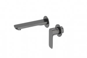 Lavita Bateria umywalkowa podtynkowa Spark Gunmetal 5900378341277