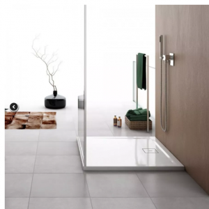 Ronal Sanswiss Livada brodzik kwadratowy 90x90 cm konglomeratowy biały W20Q09004