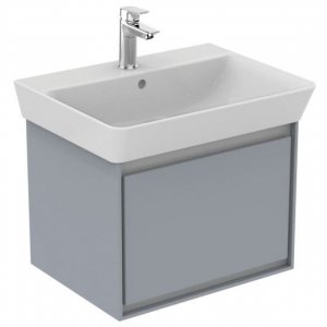 Ideal Standard Connect Air Szafka pod umywalkę Cube 53 cm jasnoszary lakier E0846EQ