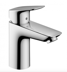 Hansgrohe Logis Jednouchwytowa bateria umywalkowa 100 z kompletem odpływowym z cięgłem chrom 71100000