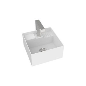 Marmorin Tantium I umywalka nablatowa lub wisząca 28,2x28,1 cm biały połysk PU532030282