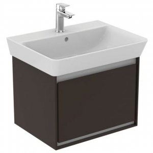 Ideal Standard Connect Air Szafka pod umywalkę Cube 53 cm ciemnobrązowy mat E0846VY