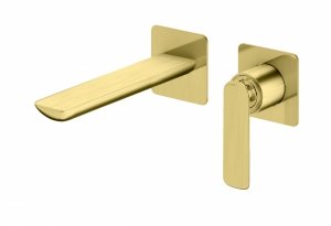 Kohlman Experience Brushed Gold bateria umywalkowa podtynkowa złoto szczotkowane QW180EGDB