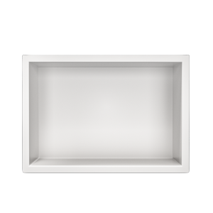 Balneo WALL-BOX ONE White Półka wnękowa ze stali nierdzewnej biała 30x20x10 cm B0101050210-1
