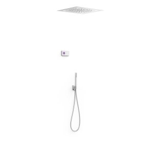 Tres SHOWER TECHNOLOGY ZESTAW ELEKTRONICZNEJ BATERII TERMOSTATYCZNEJ PODTYNKOWEJ 2-DROŻNEJ SHOWER TECHNOLOGY BLUE EDITION PRYSZNICOWE-09286562