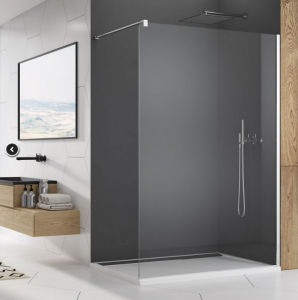 Ronal Sanswiss Easy ścianka wolnostojąca Walk-in 150 cm srebrny połysk STR4P1505007