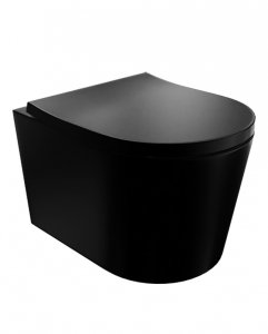 Lavita Miska wisząca WC Versoni Black 3.0 z deską wolnoopadającą 5900378342342