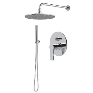 Giulini G  Ego Zestaw natryskowy podtynkowy  czarny mat  57ZES20/CZAR