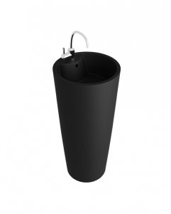 Lavita Umywalka stojąca Uvas Black 40cm 5900378334392