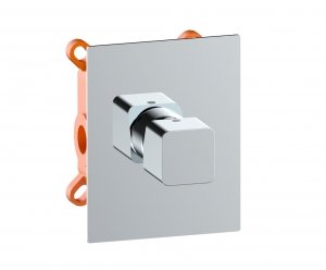 AQG Bateria prysznicowa podtynkowa 1-drożna QB Chrom 01QBE350CR