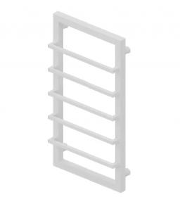 Termix MOKKA Grzejnik łazienkowy drabinkowy 70/30 biały połysk MOKKA7030BP