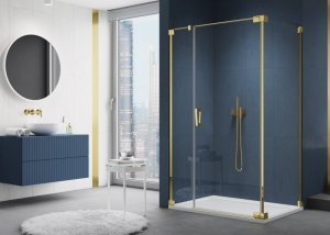 Sanswiss Cadura Gold Line ścianka boczna 120cm profil złoty CAT21201207 Sprawdź atrakcyjne rabaty!