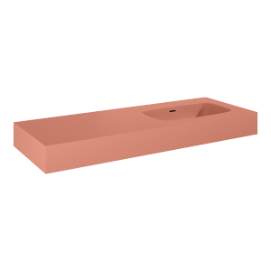 Elita UMYWALKA DIMPLE 120 PRAWA (60+60) ścienna MARMUR TERRA PINK MATT 168883 / RE041202026600