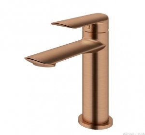 Vedo Aletta Rosso bateria umywalkowa z korkiem klik klak miedż szczotkowana VBA5001/C/SM