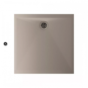 Ronal Air brodzik kwadratowy 90x90 cm konglomeratowy len W37Q09015