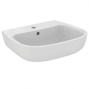 Ideal Standard Esedra Umywalka wisząca 55x45 cm z otworem na baterię, z przelewem, biała T279901