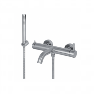 Vema Tiber Steel bateria wannowa kompletna inox V17086