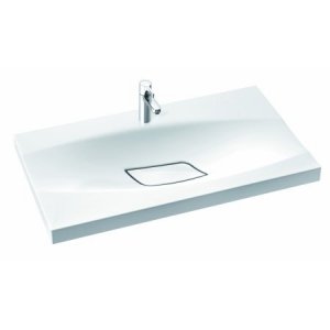 Marmorin Noel 1000 umywalka nablatowa 100x45 cm z otworem na baterię, biała PU061021000