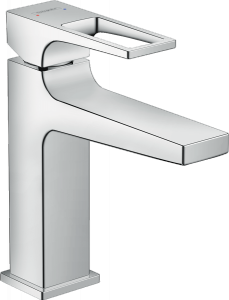 74506000 Hansgrohe Metropol Jednouchwytowa bateria umywalkowa 110 z uchwytem Loop i kompletem odpływowym z cięgłem
