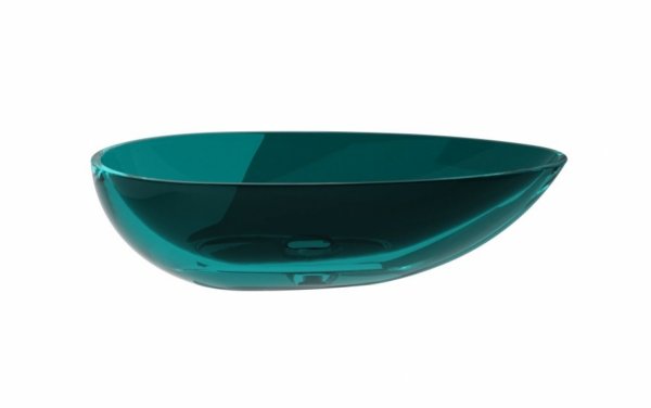 Besco Neya Ocean Breeze umywalka nablatowa + maskownica biała UMN60OBW
