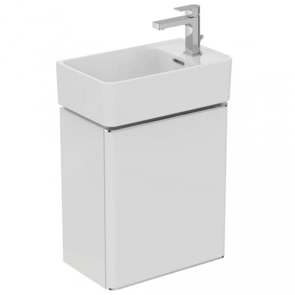 Ideal Standard Strada II Umywalka wisząca lub nablatowa 45x27 cm z otworem na baterię po prawej stronie, biała T299401