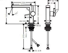 Hansgrohe Tecturis E Jednouchwytowa bateria umywalkowa 110 Fine CoolStart EcoSmart+ bez kompletu odpływowego Biały Matowy 73020410