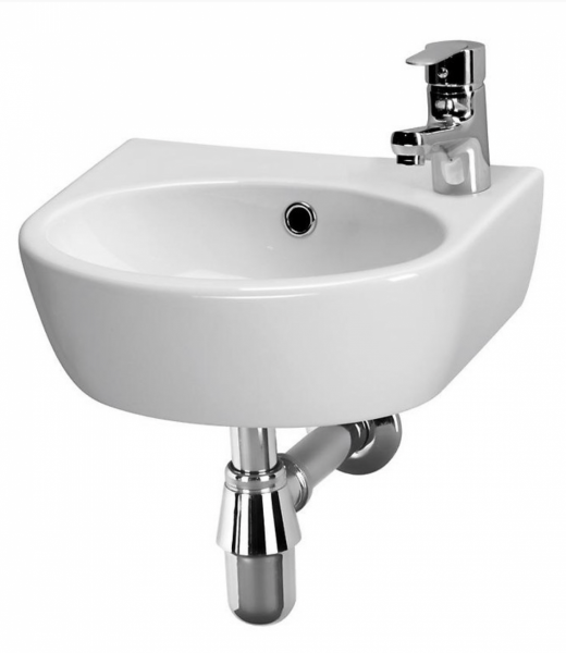 CERSANIT PARVA 40 UMYWALKA WISZĄCA Z OTWOREM PO PRAWEJ STRONIE 40 X 32 CM K27-009-P
