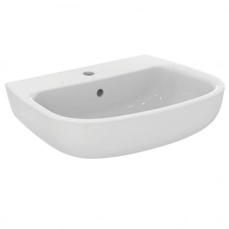 Ideal Standard Esedra Umywalka wisząca 60x45,5 cm z otworem na baterię, z przelewem, biała T279801