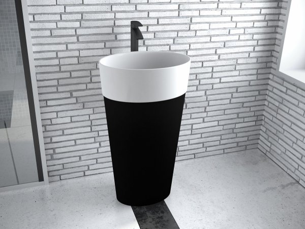 Besco Uniqa Matt B&amp;W wolnostojąca + klik-klak biały UMMCUWOW