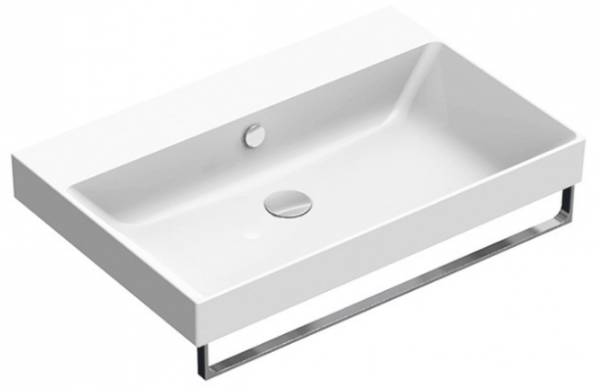 Catalano ZERO 75x50 umywalka b/o z kompletem mocowań biały połysk 175ZP00/0120750001