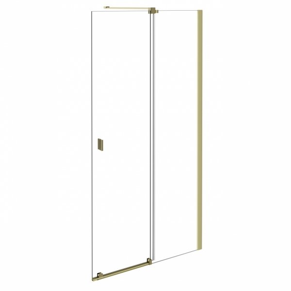 Besco Vayo Gold Kabina Walk in 90x200 cm Złota VYG90200C