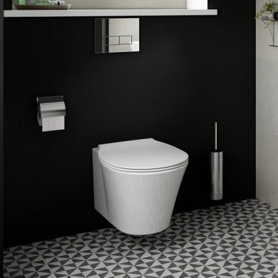 Ideal Standard Connect Air ścienna toaleta lejowa, bez kołnierza, biała  E228801
