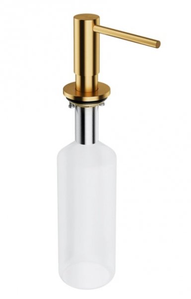 Omnires Modern Project dozownik mydła w płynie złoty szczotkowany MP60723GLB WYSYŁKA 24H