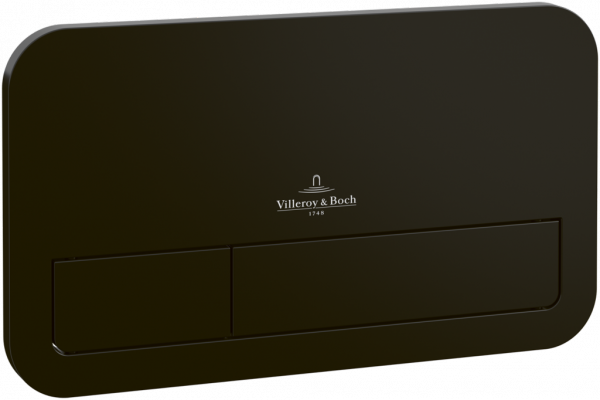 Villeroy&amp;Boch Systemy instalacyjnie ViConnect 922490AN Przycisk spłukujący do WC 253 x 145 x 10 mm Black Matt  