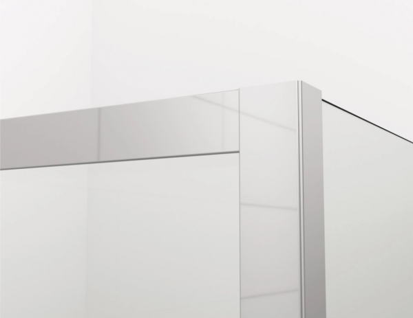 Ronal ścianka boczna 80x200 cm, szkło przezroczyste, profile srebrny mat TOPF20800107