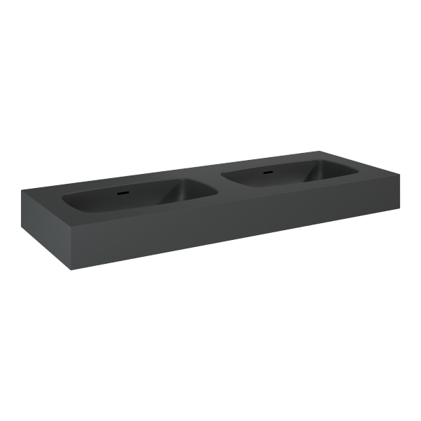 Elita UMYWALKA DIMPLE 120 DUO ścienna MARMUR ANTHRACITE MATT 168887 / RE041200026010