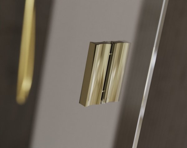 Besco Vayo Gold Kabina prysznicowa przesuwna walk-in 120x200 VYG120200C