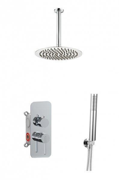 AQG Urban Zestaw prysznicowy podtynkowy ER233 Chrom 19URBER23302