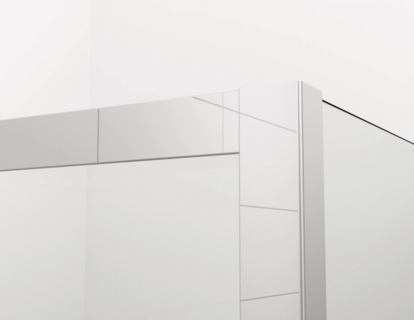 Ronal Sanswiss ścianka boczna 90° lub w linii 100,1-160x0-200 cm, szkło Durlux 200, profile chrom PURDT3SM41022