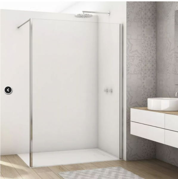Ronal Sanswiss Divera ścianka wolnostojąca Walk-in 70 cm srebrny połysk D22WI1H0705007