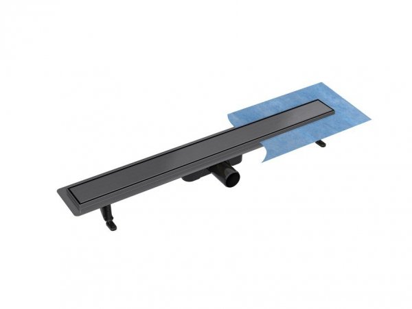 Besco Virgo Grafit Duo odpływ prysznicowy 90 OL90VGR
