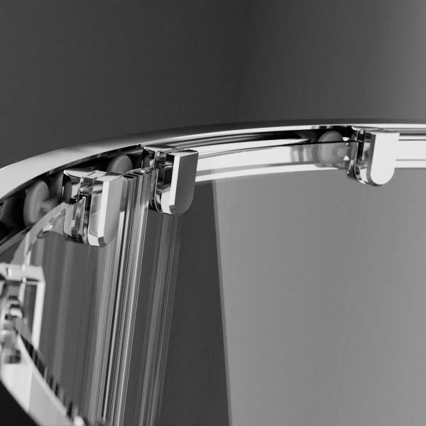 Besco Zarya Chrom kabina półokrągła 90cm ZP90190C