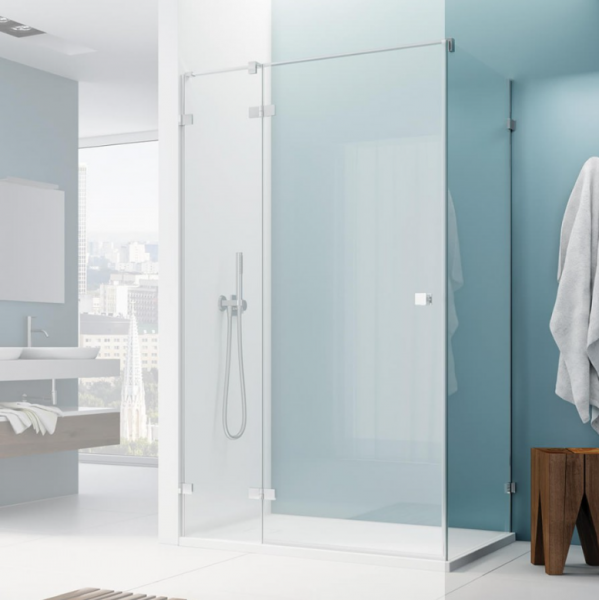 Ronal Sanswiss Annea ścianka prysznicowa 80 cm boczna do drzwi srebrny połysk ANTW108005007