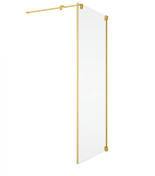 Ronal Sanswiss ścianka boczna 100x200 cm, szkło przezroczyste, profile GOLD LINE złoty CAT51001207