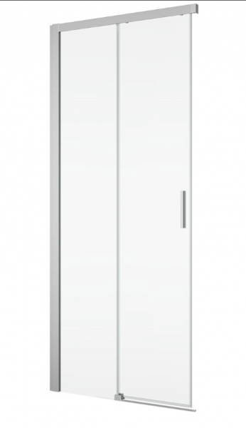 Ronal wejście narożne lewe z drzwiami rozsuwanymi, kabina asymetryczna 70x200 cm, szkło przezroczyste, profile biały TLSG0700407