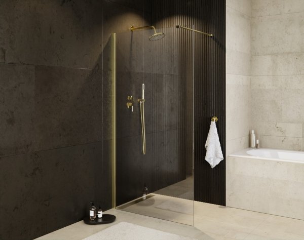 Besco Eco-n Gold Kabina prysznicowa walk-in 110x195 ENG110195C