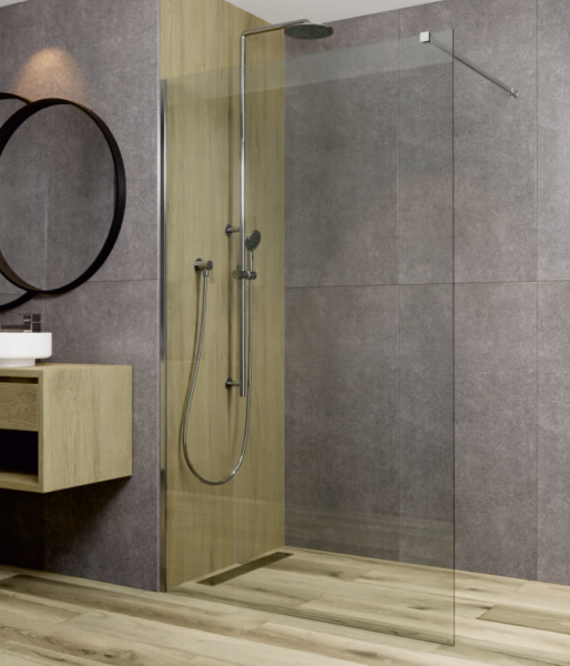 JELLOW FUJI ŚCIANKA WALK-IN 110/200, CHROM OPTIC, SZKŁO CZYSTE // KNG.KN-01-W-00-110