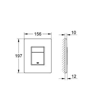 Grohe Skate Cosmopolitan Przycisk WC biały 38732SH0 MAGAZYN/24H