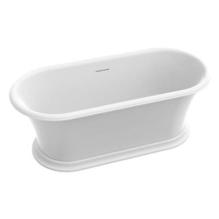 Marmorin Edward wanna wolnostojąca 165x75 cm z przelewem biały połysk PW5340116500060003